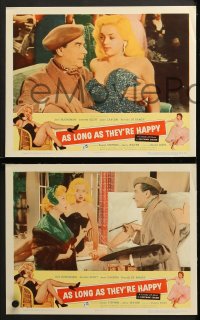 2r043 AS LONG AS THEY'RE HAPPY 8 LCs 1957 Diana Dors, Janette Scott, Jean Carson!
