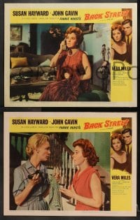 2r393 BACK STREET 7 LCs 1961 great images of Susan Hayward & John Gavin, Vera Miles!