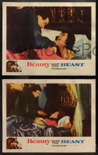 2r613 BEAUTY & THE BEAST 4 LCs 1962 Mark Damon turns into a werewolf at night, Joyce Taylor!