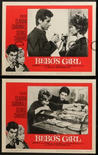 2r049 BEBO'S GIRL 8 LCs 1964 great images of sexy Claudia Cardinale & George Chakiris!