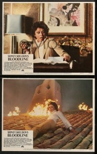 2r055 BLOODLINE 8 LCs 1979 Audrey Hepburn, Ben Gazzara, James Mason, Romy Schneider, Omar Sharif!