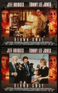 2r056 BLOWN AWAY 8 LCs 1994 Jeff Bridges, Tommy Lee Jones, Lloyd Bridges, Forest Whitaker!
