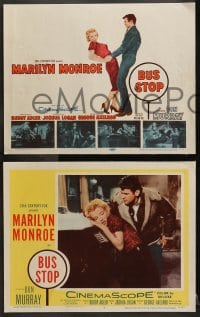 2r063 BUS STOP 8 LCs 1956 super sexy Marilyn Monroe, Don Murray, O'Connell, rare complete set!