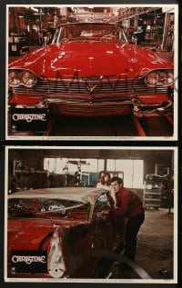 2r075 CHRISTINE 8 LCs 1983 written by Stephen King, directed by John Carpenter, creepy car!