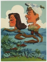 2s319 ANDY HARDY'S DOUBLE LIFE trade ad 1942 Mickey Rooney & Esther Williams by Jacques Kapralik!