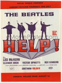 2s044 HELP English trade ad 1965 The Beatles, John, Paul, George & Ringo, rock & roll classic!