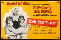 2s058 SOME LIKE IT HOT English trade ad 1959 Marilyn Monroe, Tony Curtis & Jack Lemmon in drag!