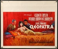 2t298 CLEOPATRA Belgian 1963 Elizabeth Taylor, Richard Burton, Rex Harrison, Terpning art