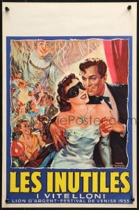 2t317 I VITELLONI Belgian 1953 Federico Fellini's The Young & The Passionate, wonderful art!