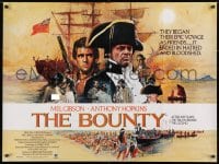 2t245 BOUNTY British quad 1984 Mel Gibson, Anthony Hopkins, Laurence Olivier, Mutiny on the Bounty!