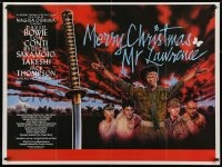2t263 MERRY CHRISTMAS MR. LAWRENCE British quad 1983 David Bowie in World War II Japan!
