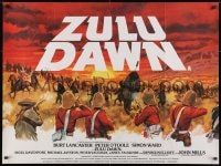 2t286 ZULU DAWN British quad 1979 Burt Lancaster, Peter O'Toole, Africa, Tom William Chantrell!