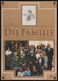 2t202 FAMILY East German 23x32 1989 great portrait of Vittorio Gassman & his entire family!