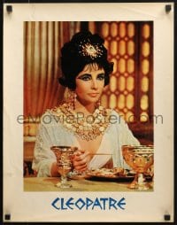 2t762 CLEOPATRA French 17x22 1963 best close portrait of Elizabeth Taylor as Queen of the Nile!