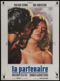 2t666 BLOW HOT BLOW COLD French 23x31 1968 Mascii art of sexy Bibi Andersson & Giuliano Gemma!