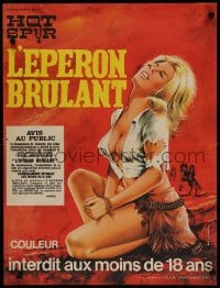 2t703 HOT SPUR French 23x30 1970 James Arena, Virginia Gordon & cheap sexy women in the West!
