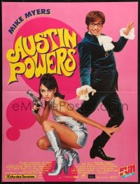 2t771 AUSTIN POWERS: INT'L MAN OF MYSTERY French 16x21 1997 Mike Myers is frozen in the 60s!