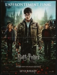 2t793 HARRY POTTER & THE DEATHLY HALLOWS PART 2 teaser French 16x21 2011 Radcliffe, Grint & Watson!