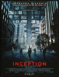 2t795 INCEPTION advance French 16x21 2010 Christopher Nolan, Leonardo DiCaprio, Gordon-Levitt!