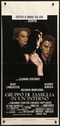 2t831 CONVERSATION PIECE Italian locandina 1974 Luchino Visconti, Lancaster, Mangano, Berger, Nistri art!