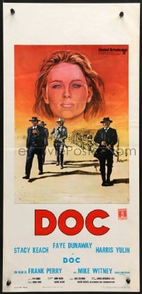 2t835 DOC Italian locandina 1972 Stacy Keach, Faye Dunaway, Harris Yulin as Wyatt Earp, Colizzi!