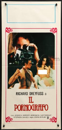 2t860 INSERTS Italian locandina 1976 x-rated Richard Dreyfuss behinf camera, topless Jessica Harper