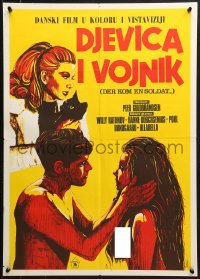 2t133 SCANDAL IN DENMARK Yugoslavian 20x27 1969 fantasy sexploitation!