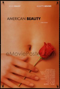 2w611 AMERICAN BEAUTY 1sh 1999 Sam Mendes Academy Award winner, sexy close up image!