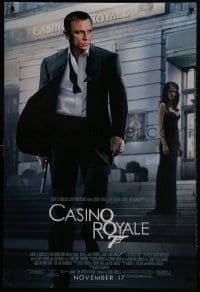 2w658 CASINO ROYALE advance DS 1sh 2006 Daniel Craig as James Bond & sexy Eva Green!