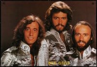 2w197 BEE GEES 27x39 Swiss commercial poster 1978 great close-up image of the musical trio!