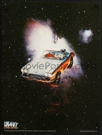 2w207 HEAVY METAL 18x24 Scottish commercial poster 1980s classic, interstellar corvette in space!