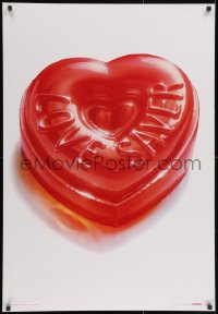 2w217 LOVE SAVER 27x39 German commercial poster 1983 heart-shaped ring 'Life Saver'!