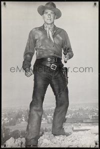 2w222 RONALD REAGAN 27x40 commercial poster 1970s great full-length image in western outfit w/gun!