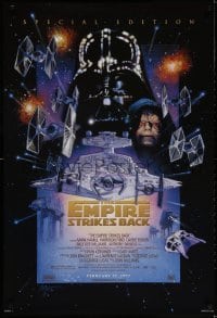 2w694 EMPIRE STRIKES BACK style C advance 1sh R1997 George Lucas, cool montage art by Drew Struzan!