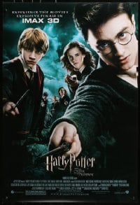 2w743 HARRY POTTER & THE ORDER OF THE PHOENIX IMAX DS 1sh 2007 Radcliffe, experience it in 3D!