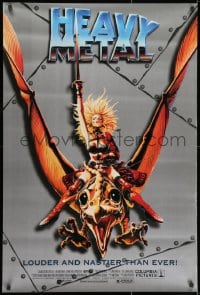 2w748 HEAVY METAL 1sh R1996 classic musical animation, sexy Chris Achilleos fantasy art!