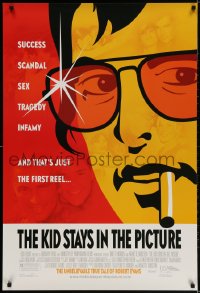 2w796 KID STAYS IN THE PICTURE 1sh 2002 producer Robert Evans monologue autobiography!
