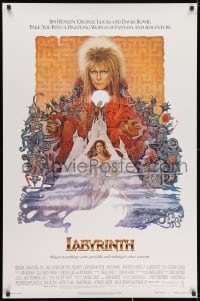 2w802 LABYRINTH 1sh 1986 Jim Henson, art of David Bowie & Jennifer Connelly by Ted CoConis!