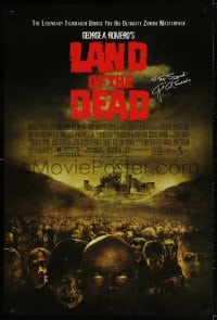 2w805 LAND OF THE DEAD DS 1sh 2005 George Romero zombie horror masterpiece, stay scared!