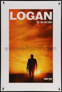 2w816 LOGAN style C int'l teaser DS 1sh 2017 Jackman in the title role as Wolverine, claws out!