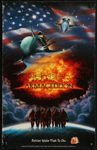 2w437 ARMAGEDDON 14x22 special poster 1998 Bruce Willis, Affleck, Billy Bob Thornton, Liv Tyler, Buscemi
