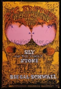2w004 BIG BROTHER & THE HOLDING COMPANY/RICHIE HAVENS/ILLINOIS SPEED PRESS 14x21 music poster 1968