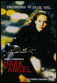 2w181 DARK ANGEL black style tv poster 2000 James Cameron, full-length sexy Jessica Alba!