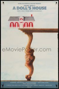 2w184 DOLL'S HOUSE tv poster 1992 Juliet Stevenson, cool WWII artwork by T. Palladino!