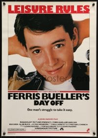 2w477 FERRIS BUELLER'S DAY OFF 17x24 special poster 1986 Matthew Broderick in John Hughes teen classic!