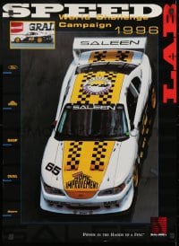 2w484 FORD MUSTANG 19x26 special poster 1996 cool images of Saleen race car, challenge campaign!