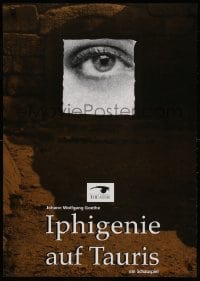 2w383 IPHIGENIE AUF TAURIS 23x33 German stage poster 1995 Greek tragedy by Euripedes!