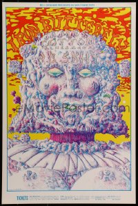 2w007 IRON BUTTERFLY/JAMES COTTON BLUES BAND/A.B. SKHY 14x21 music poster 1969 Lee Conklin art!