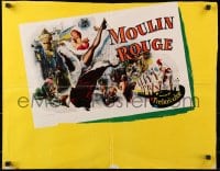 2w531 MOULIN ROUGE 21x26 special poster 1953 Jose Ferrer as Toulouse-Lautrec, Zsa Zsa Gabor!