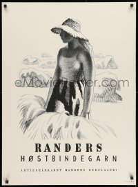 2w338 RANDERS REB 25x34 Danish advertising poster 1950s artwork by Aage Sikker-Hansen!